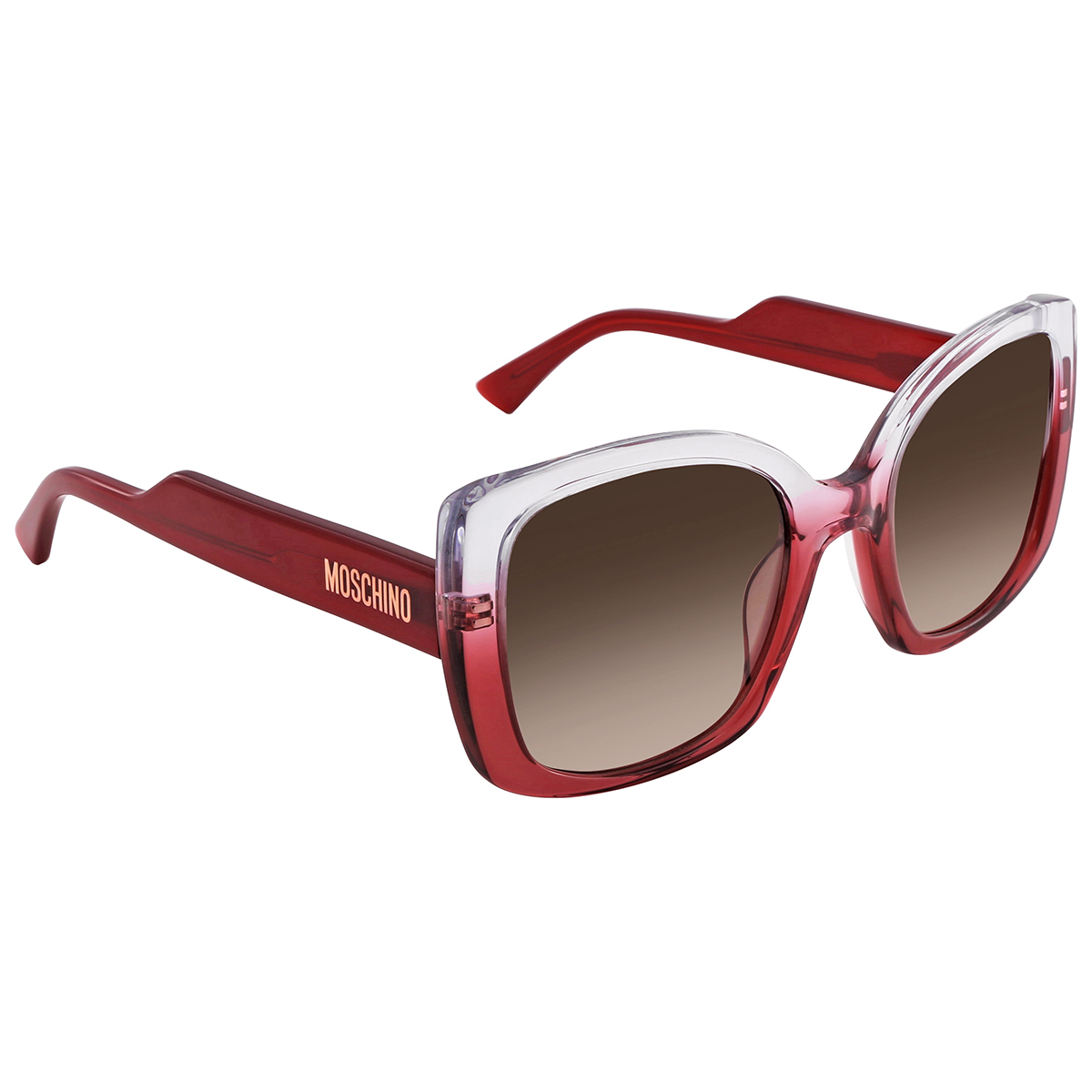 Moschino Brown Gradient Square Ladies Sunglasses MOS124/S 06XQ/HA 