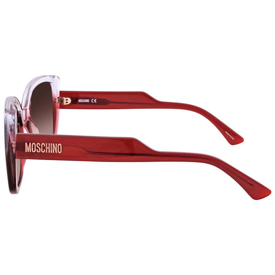 Moschino Brown Gradient Square Ladies Sunglasses MOS124/S 06XQ/HA  