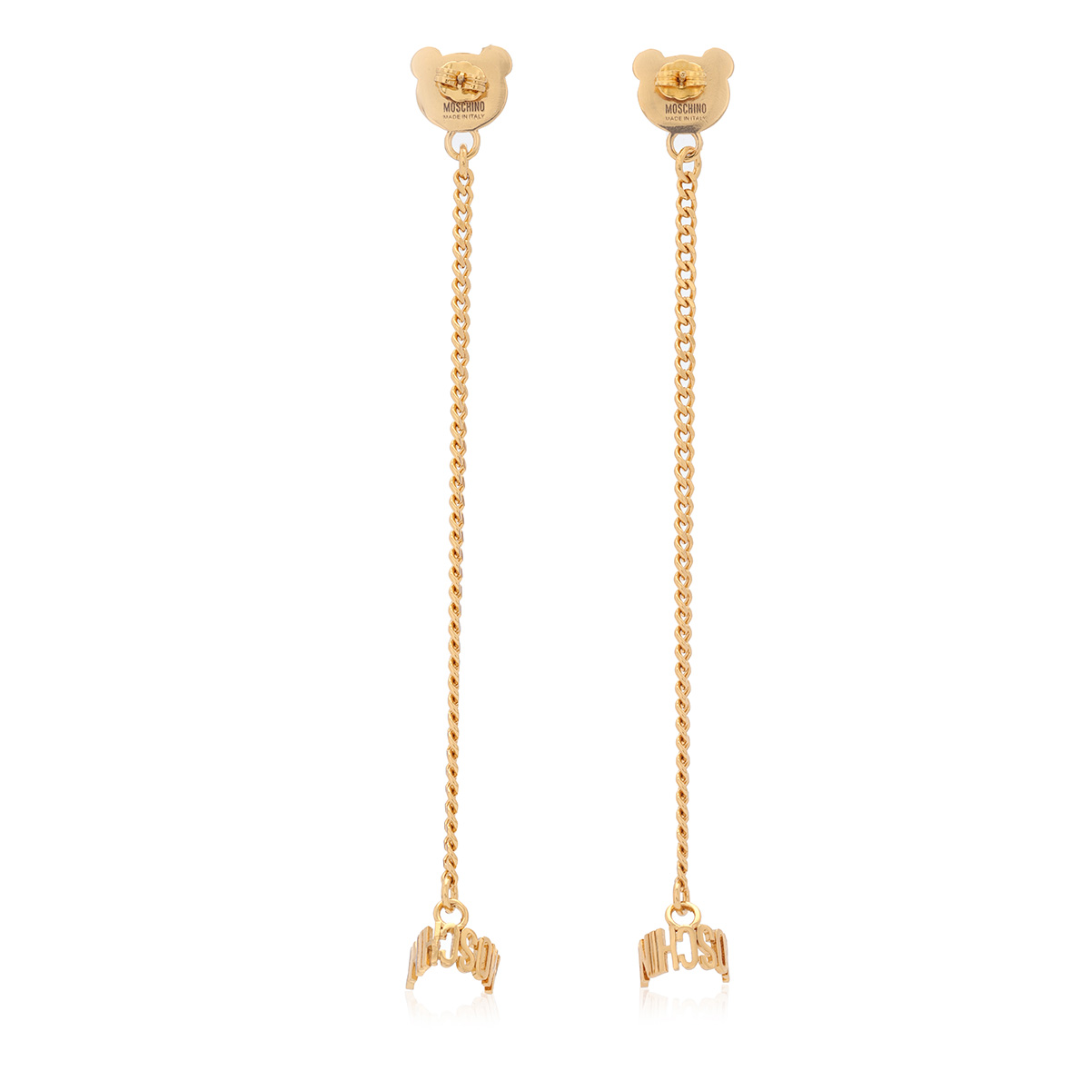 One of a Kind: Fuchsia Chain Drop Earrings main image 1