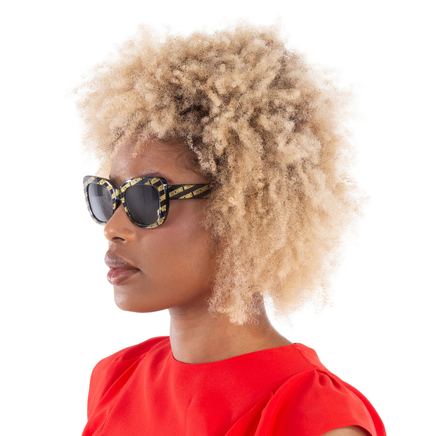 Moschino Grey Butterfly Ladies Sunglasses MOS132/S 07RM/IR 53  