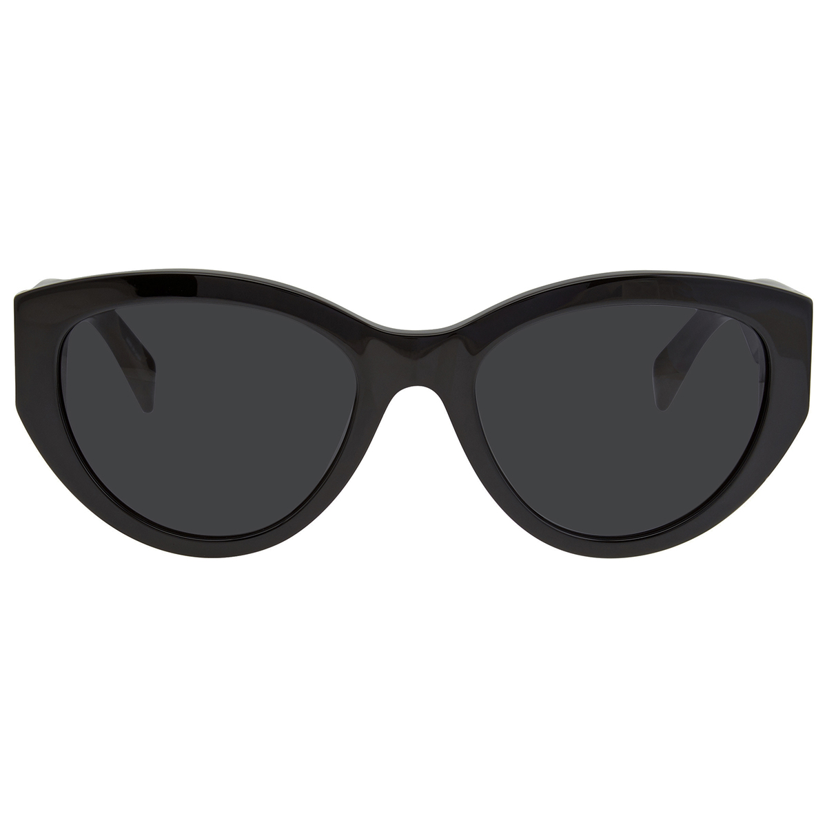 Moschino Ladies Black Oval Sunglasses MOS012/S 807 54 716736013268 Sunglasses