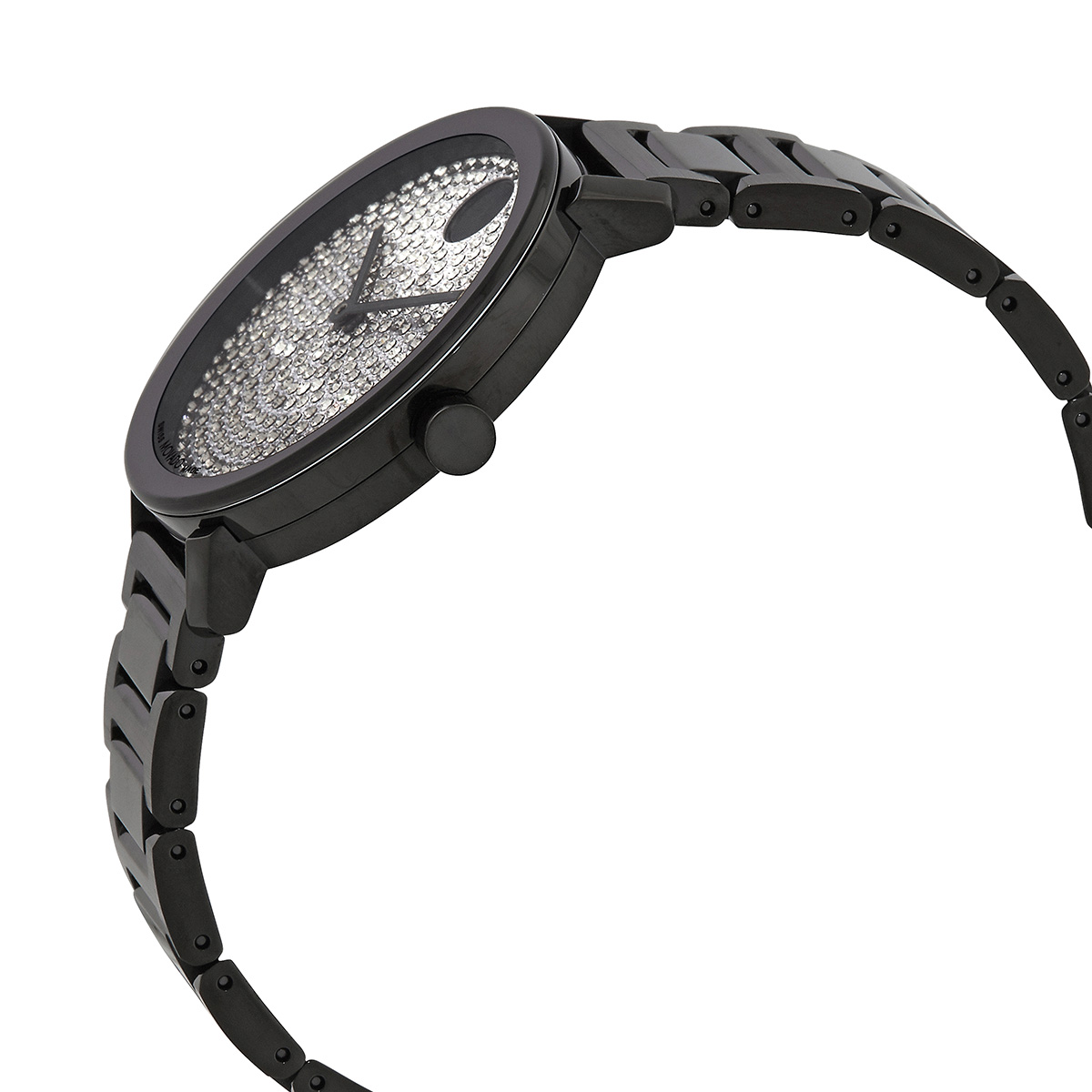 Movado Bold Evolution Quartz Grey Crystal Dial Ladies Watch 3600930 ...