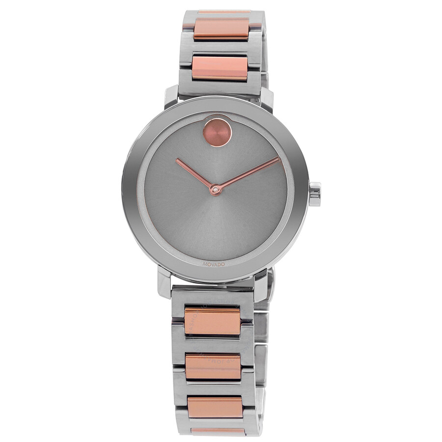 Bold Evolution Quartz Grey Dial Ladies Watch
