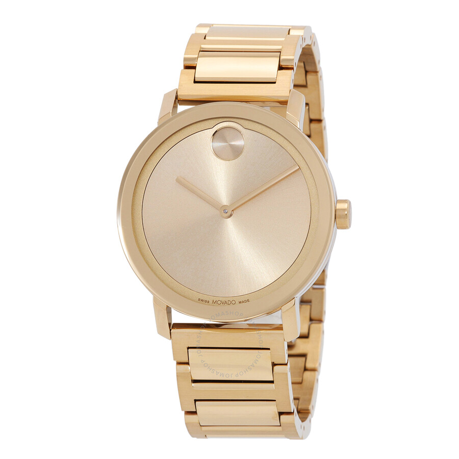 Bold Evolution Thin Quartz Gold Dial Men's Watch