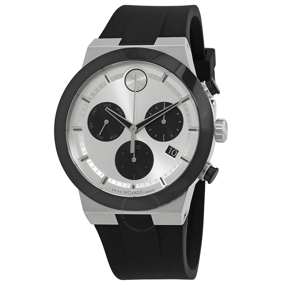 Bold Fusion Chronograph Quartz Silver Dial Men's Watch