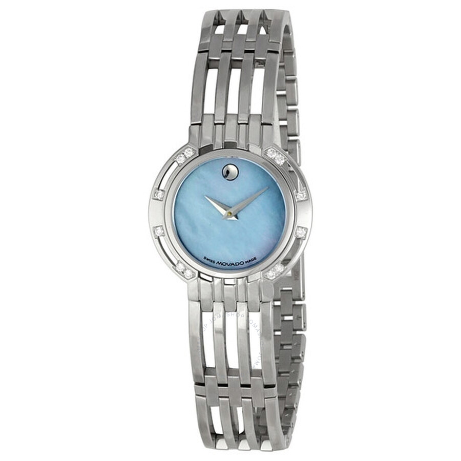 Esperanza Quartz Diamond Blue Dial Ladies Watch