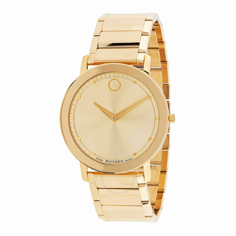 Gold Mirror Dial Men's Watch