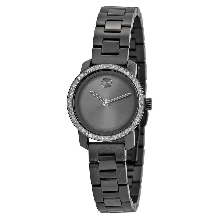 Grey Dial Gray Ion-plated Ladies Watch
