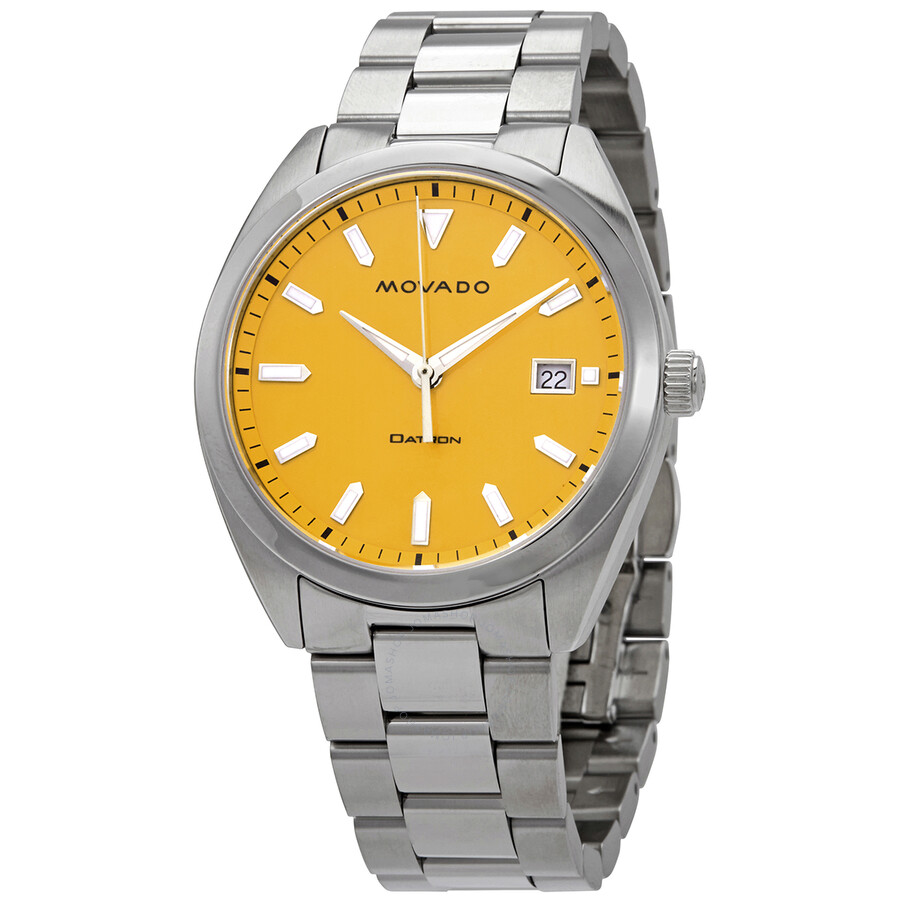 Heitage-Datron Quartz Orange Dial Men's Watch