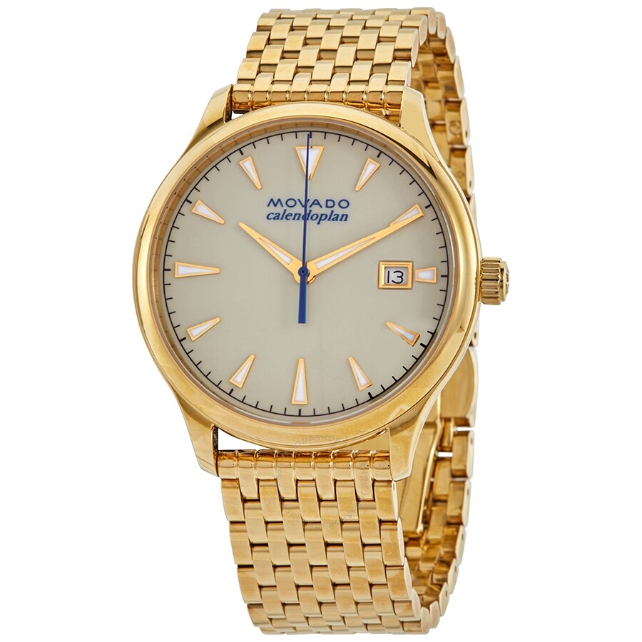 Heritage Beige Dial Gold-tone Men's Watch