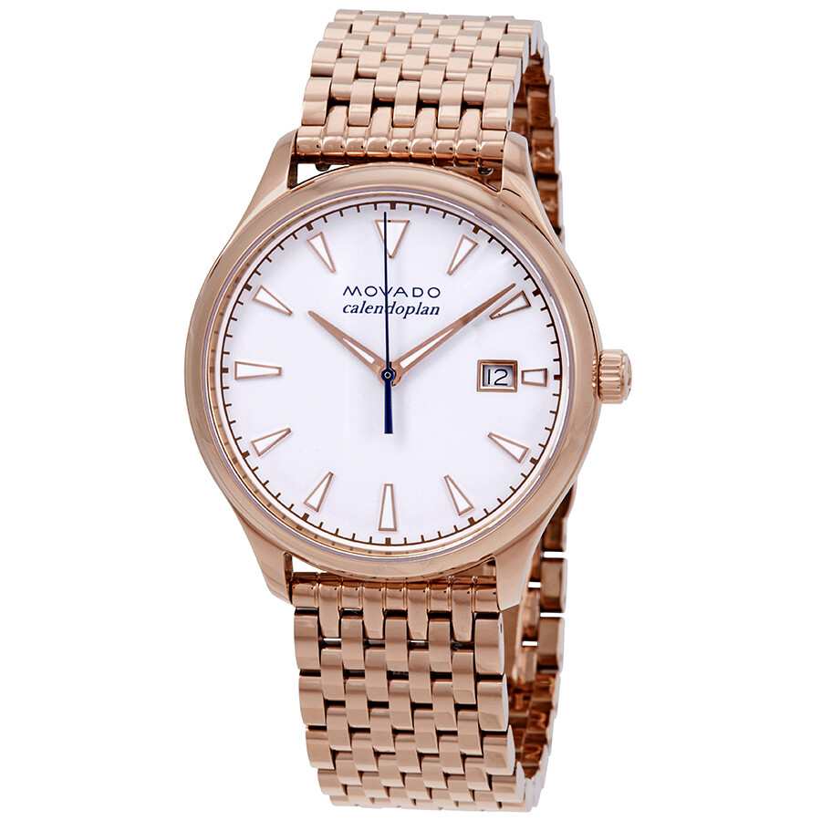 Heritage Calendoplan White Dial Ladies Watch