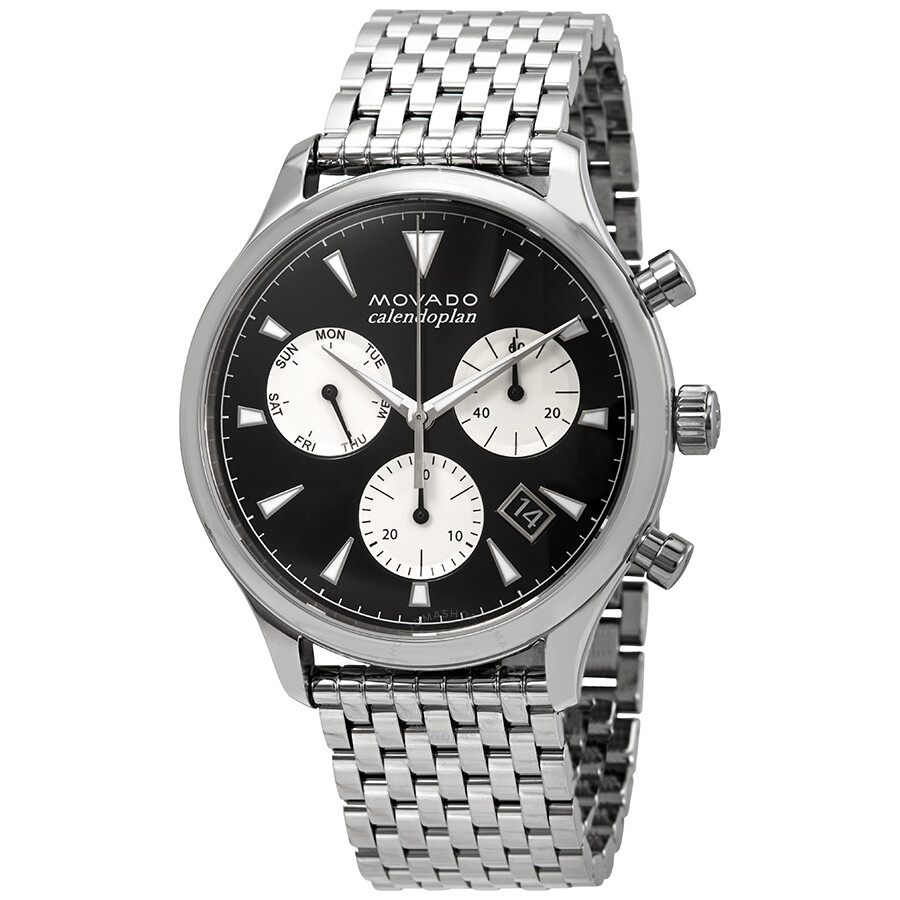 Heritage Chronograph Black Dial Men's Watch