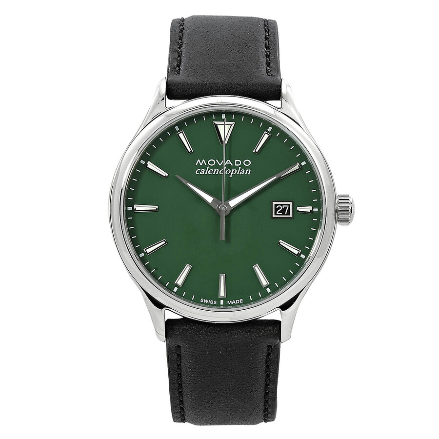 Movado Heritage Quartz Green Dial Men's Watch 3650156 - 546x546