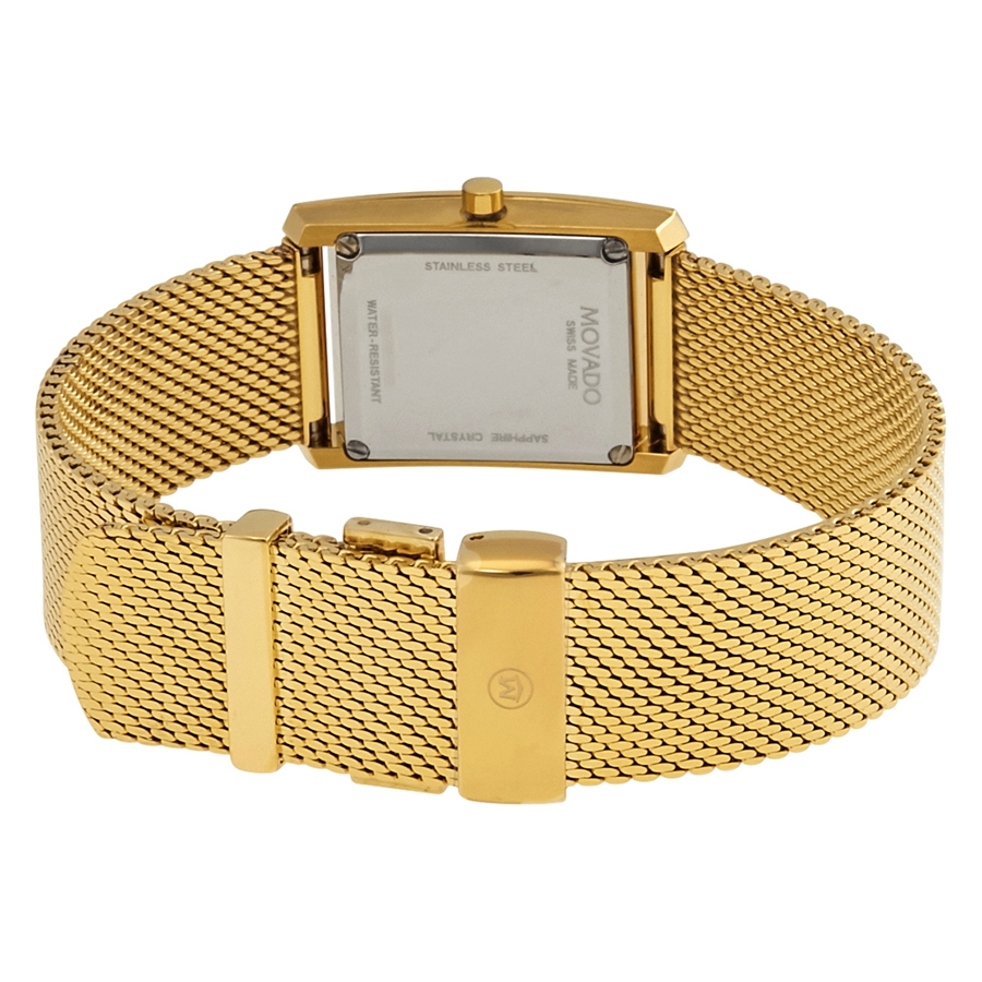 Movado La Nouvelle Black Dial Yellow 