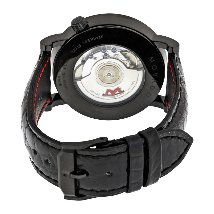 Movado Red Label Automatic Animated Date Small Seconds Black ...