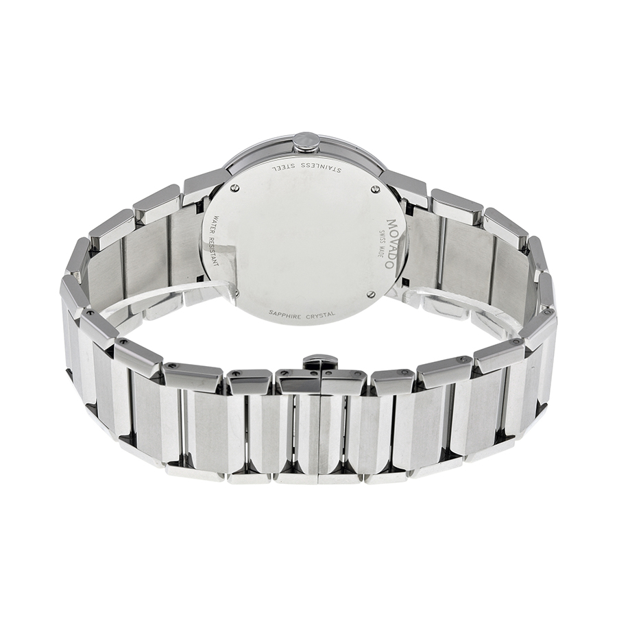 Movado Sapphire Silver Mirror Dial Men 