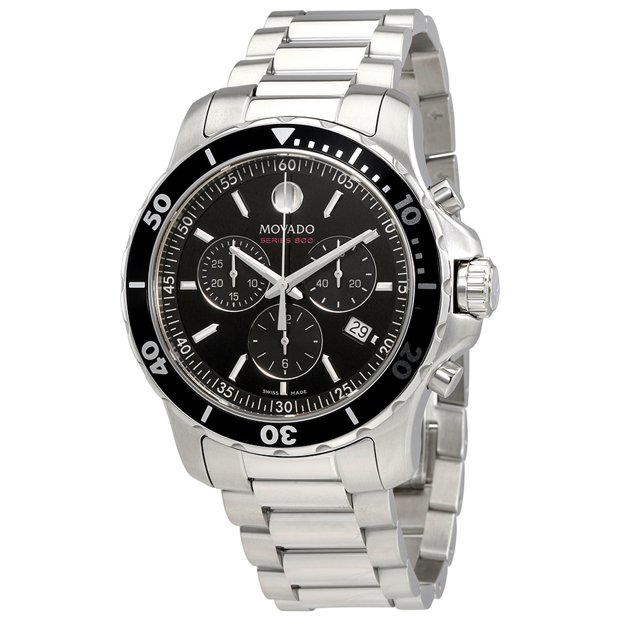 Movado Series 800 Chronograph Black 