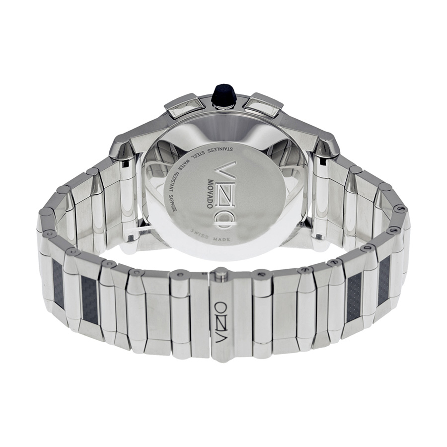 Montre MOVADO Vizio Pour Homme - Chronographe Acier Inoxydable - Réf 1604346 - Neuf Avec étiquettes