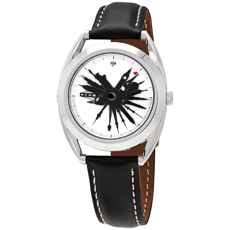 Time Traveller Quartz White Dial Watch