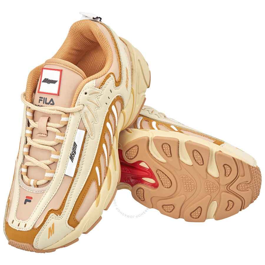 beige fila sneakers