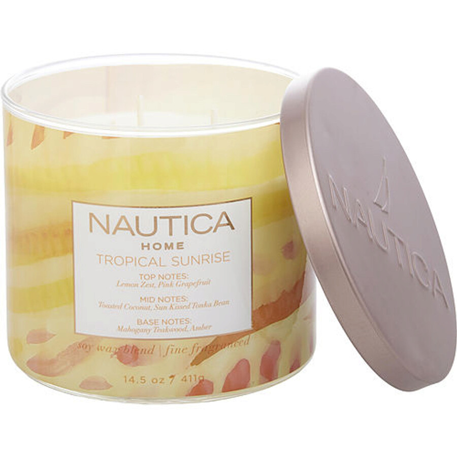 Nautica Unisex Tropical Sunrise 411G Scented Candle 810044121834