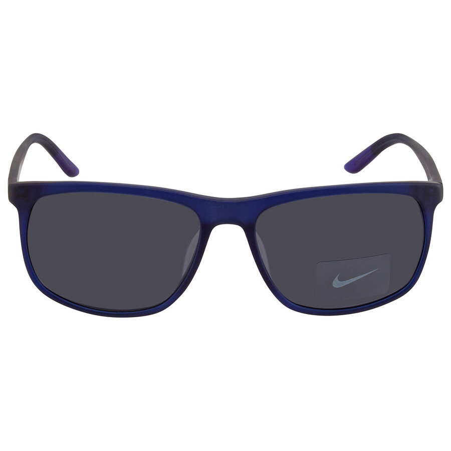 Nike Dark Grey Rectangular Men's Sunglasses LORE CT8080 410 5817
