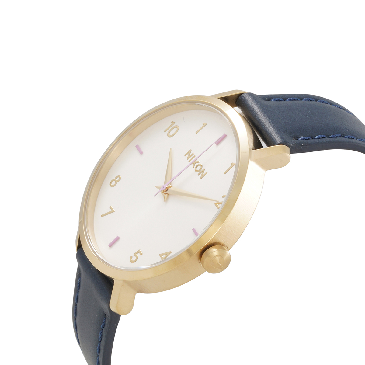 Nixon Unisex Orologio In Pelle, Quadrante Blu, Quarzo, Impermeabile 100m - 5