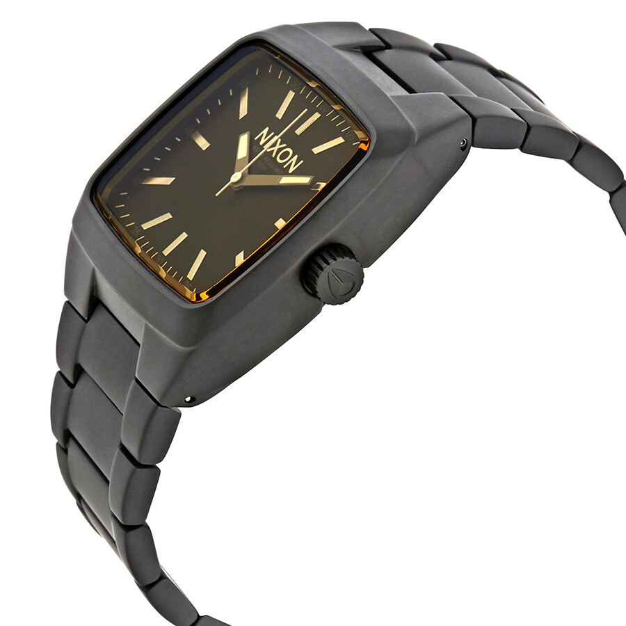 Nixon Manual Black Dial Matte Black Men's Watch A2441354 A244 1354