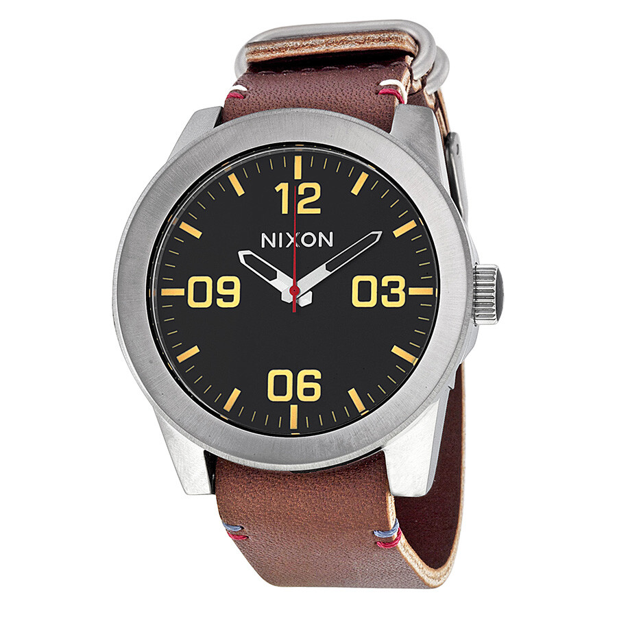 nixon corporal leather