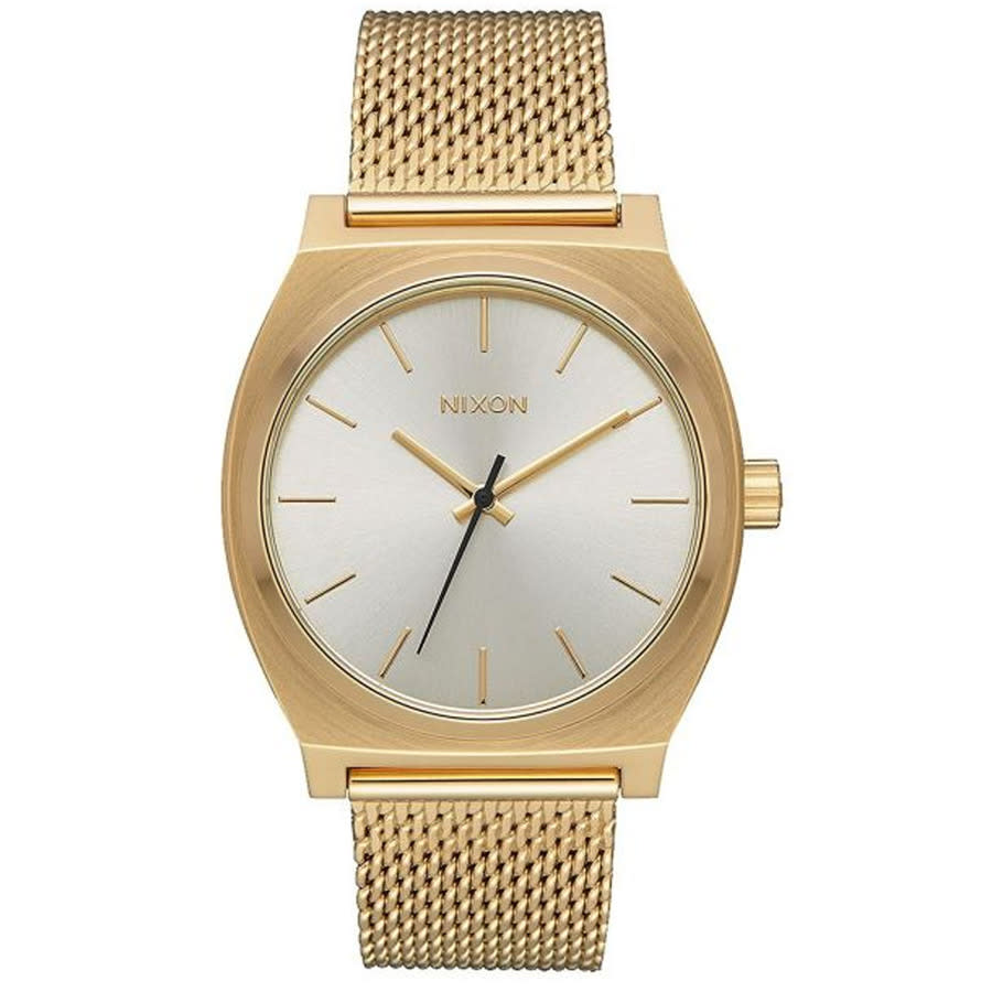 Nixon Time Teller Silver-tone Dial Men's Watch A118-72807 882902153769 ...