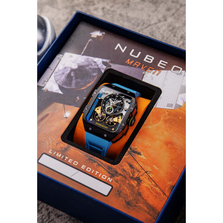 Nubeo Maven Automatic Silver Dial Men's Watch NB607703 194595048711
