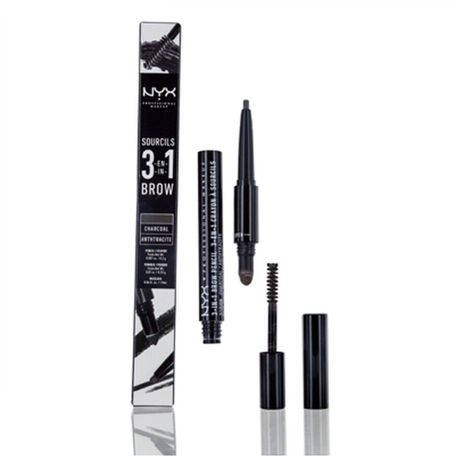 Nyx / 3in1 Brow Pencil Charcoal 800897078928