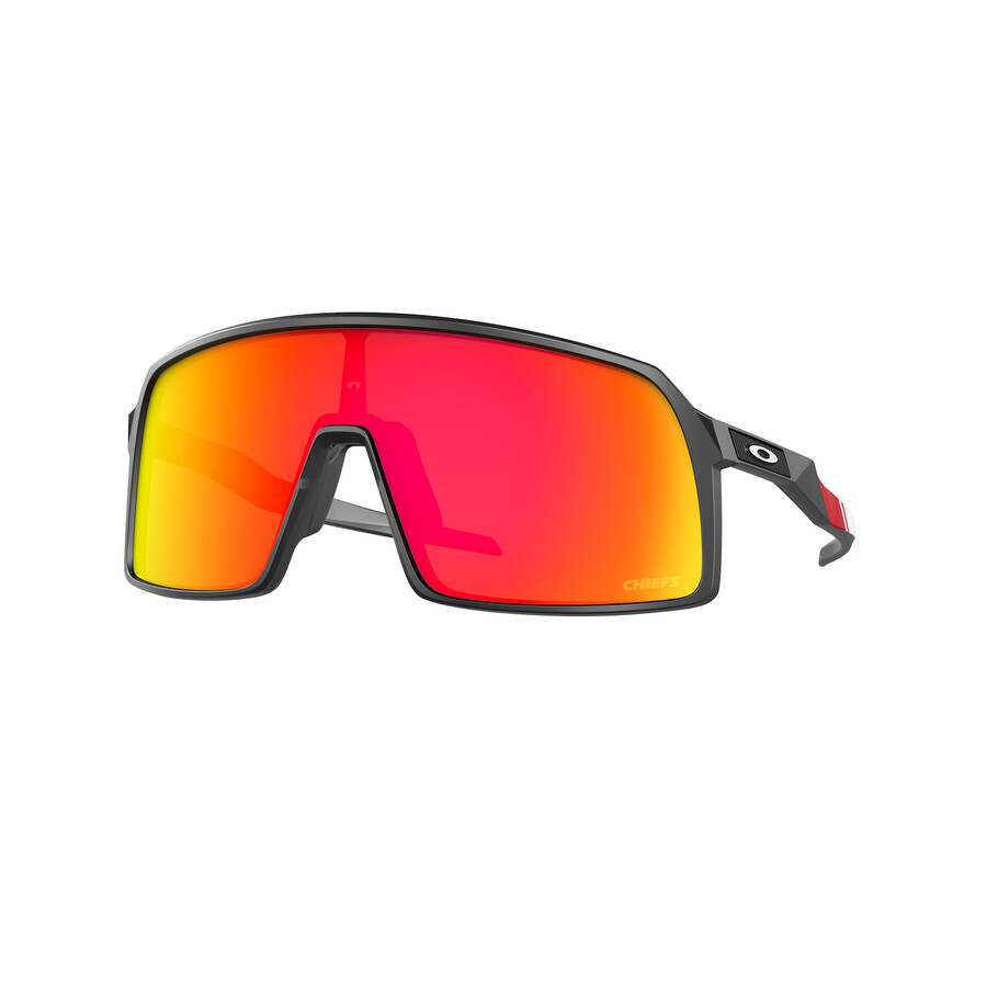 Oakley Kansas City Chiefs Sutro Prizm Ruby Shield Men's Sunglasses