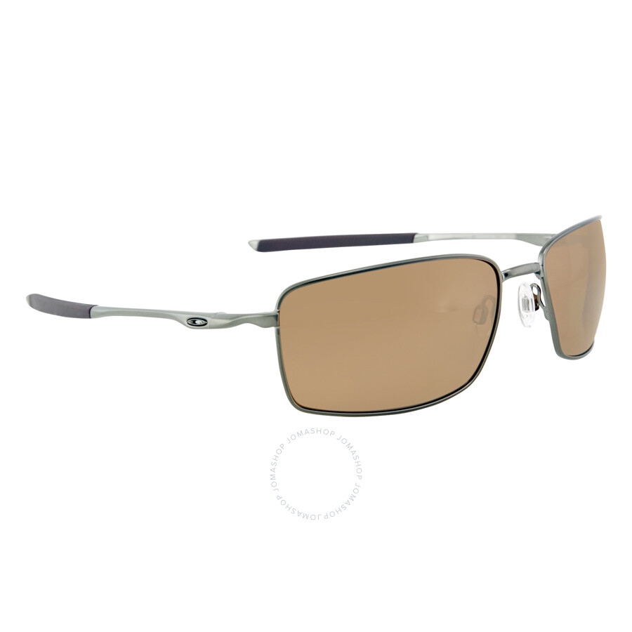 Oakley Square Wire Tungstein Iridium Polarized Men's Sunglasses OO4075