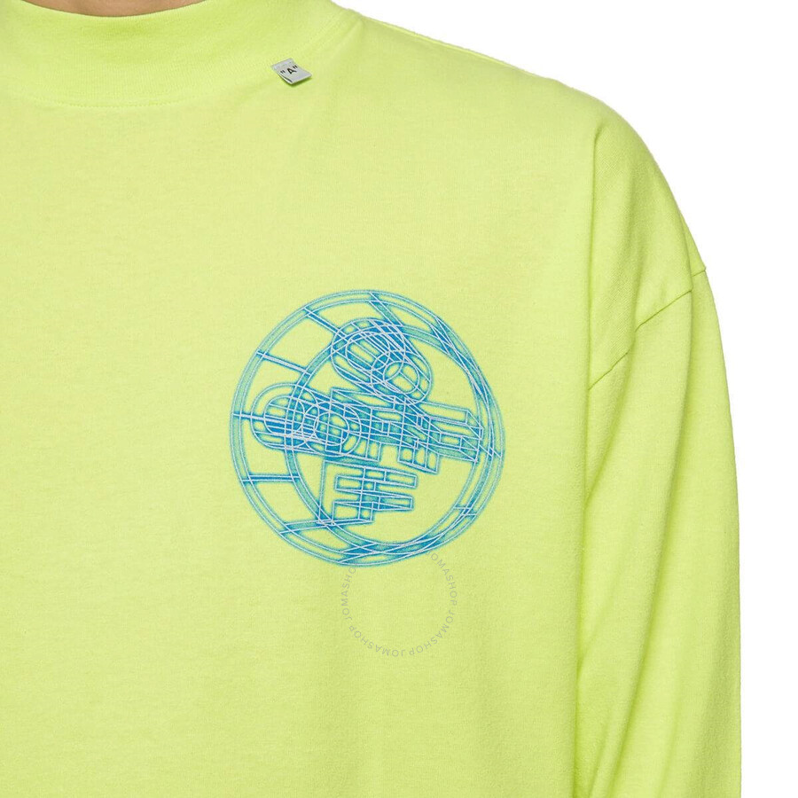 off white neon yellow hoodie