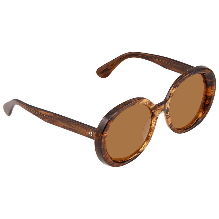 Oliver Peoples Brown Polarized Oversized Ladies Sunglasses OV5426SU
