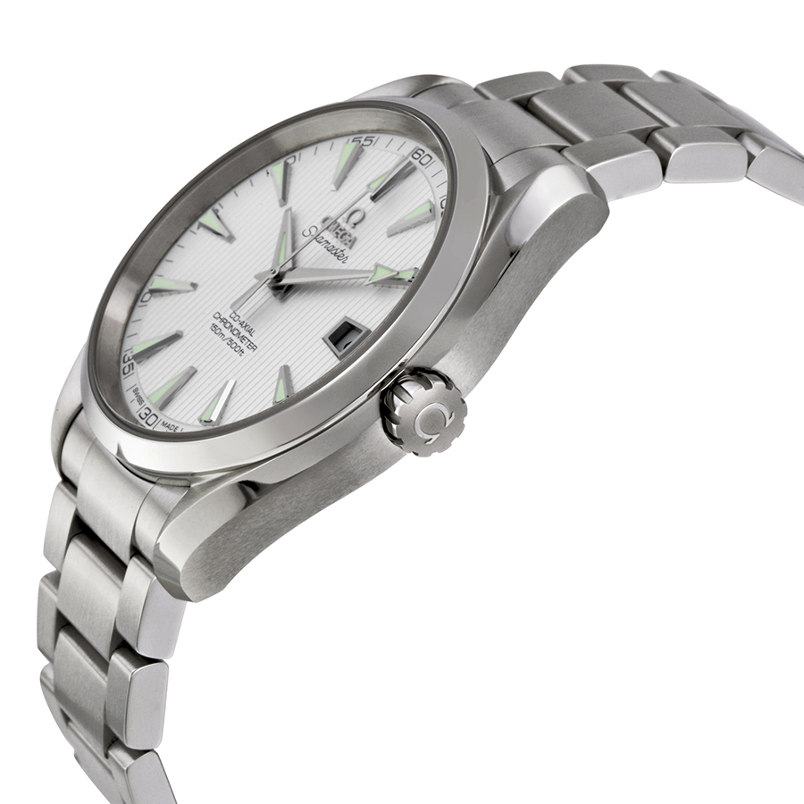 Omega Seamaster Aqua Terra Silver Dial Men's Watch 23110422102001  231.10.42.21.02.001 7612586189142 - Watches, Seamaster - Jomashop