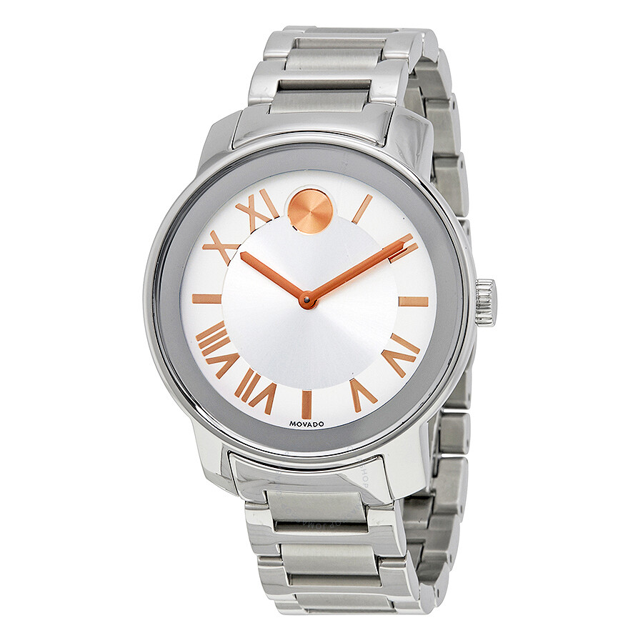 Open Box - Bold Silver Dial Stainless Steel Unisex Watch