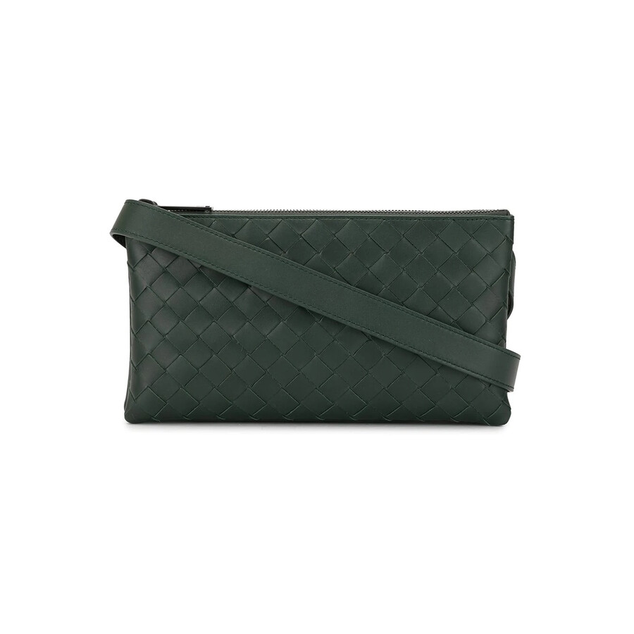 Bottega Open Box Bottega Green Woven Intrecciato Trio