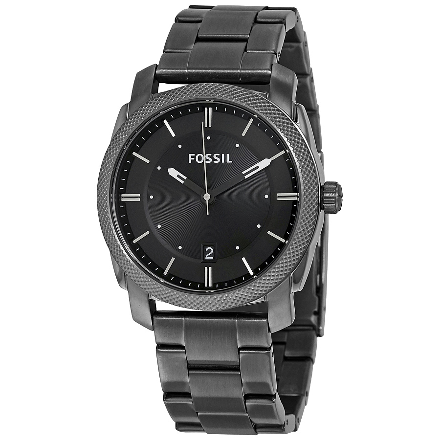 Fossil Machine Black Dial Smoke Ion 