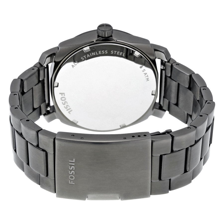 Fossil Machine Black Dial Smoke Ion 