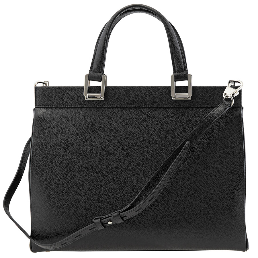 gucci zumi grainy leather medium top handle bolsa