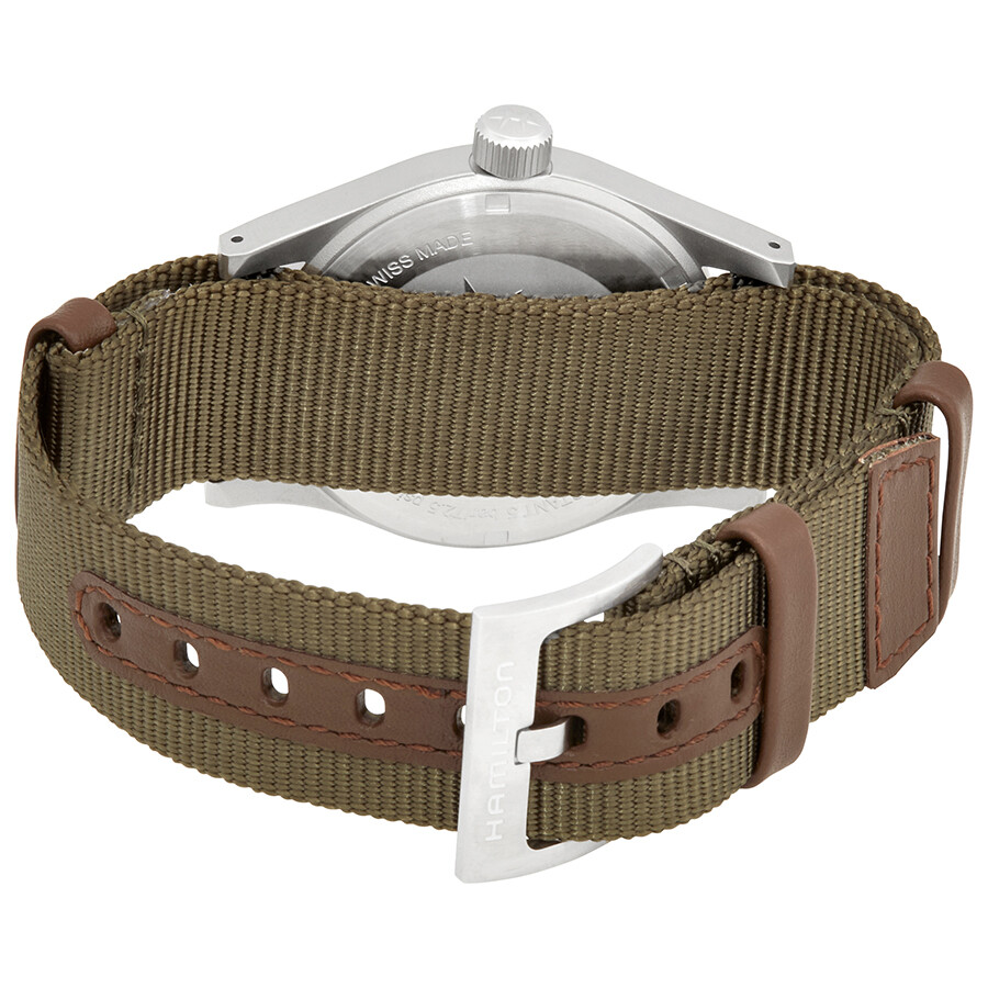 Hamilton Open Box Hamilton Khaki Field Mechanical White Dial Men S Watch H69439411 H69439411 Hamilton Khaki Field Jomashop