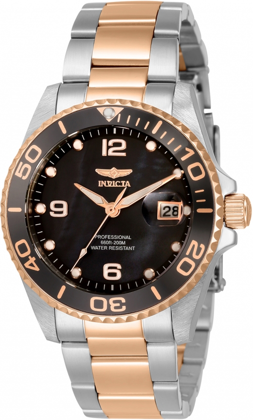Invicta Open Box - Invicta Pro Diver Quartz Black Dial Ladies Watch ...