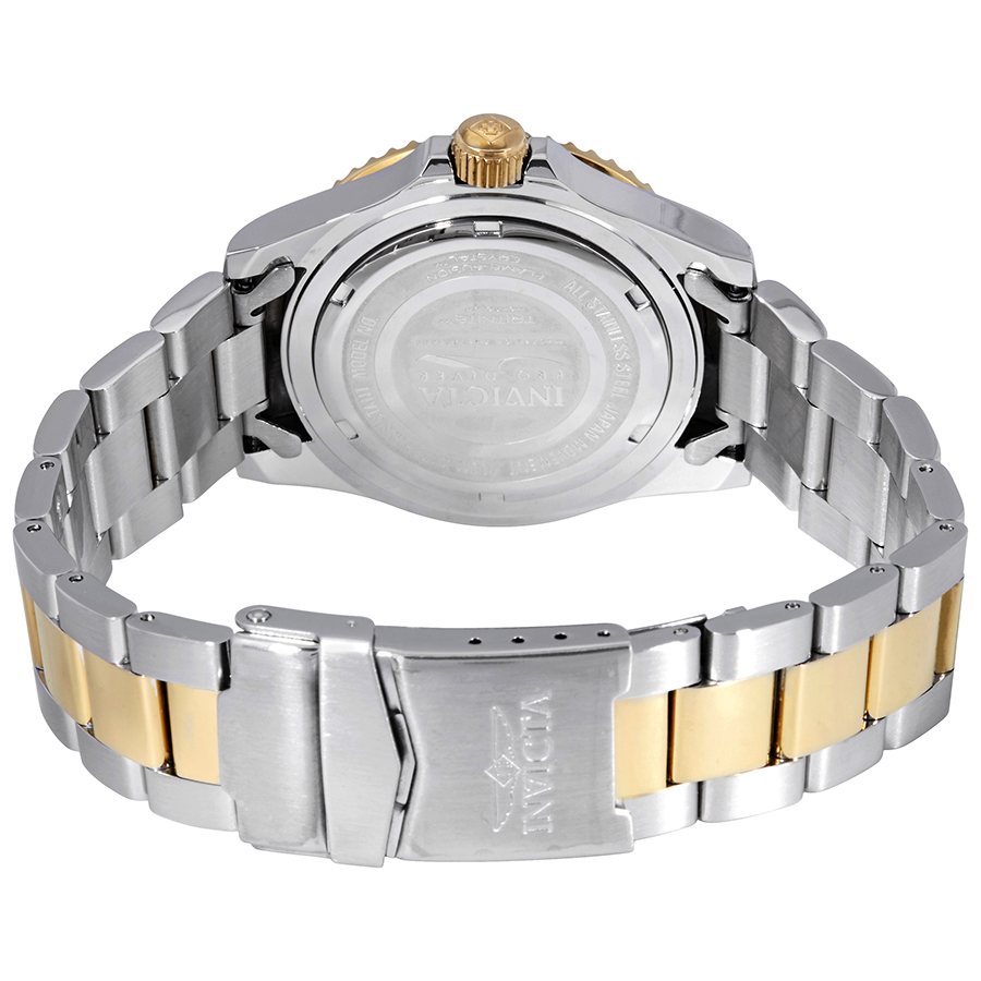 Invicta Open Box - Invicta Pro Diver Two-tone Black Dial Two-tone Men's ...