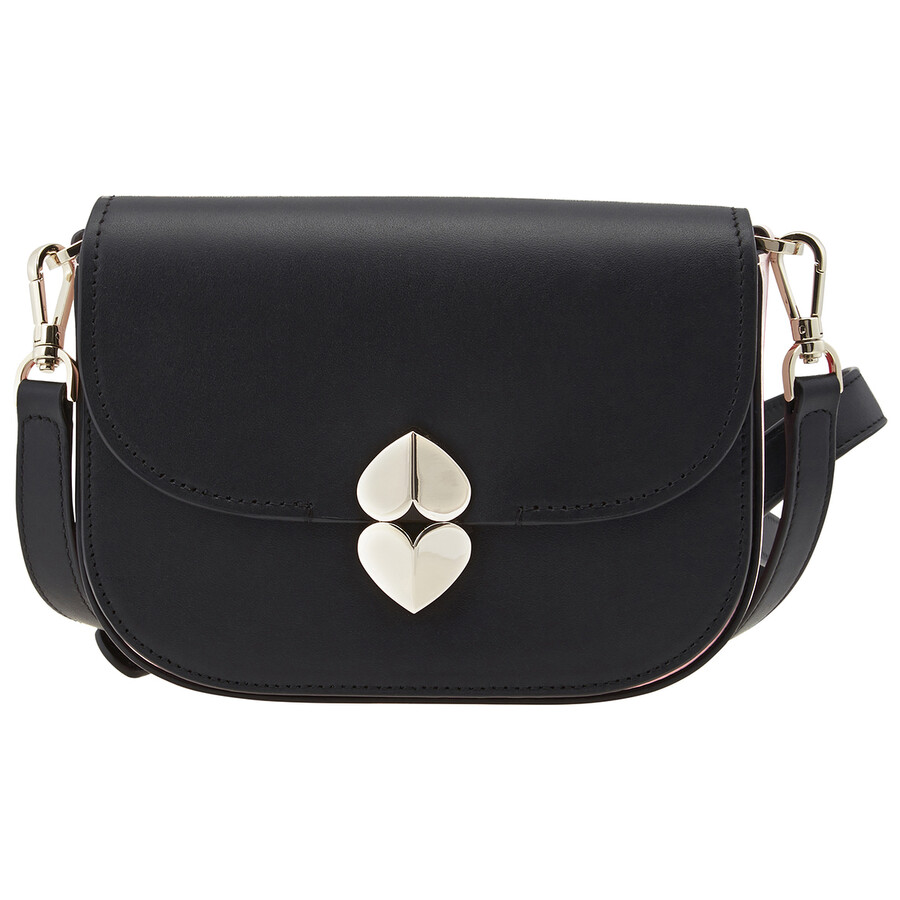 Kate Spade Open Box Kate Spade Black Lula Small Saddle Bag PXRUA792001 Handbags