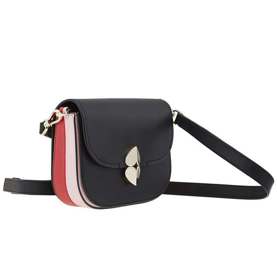 Kate Spade Open Box Kate Spade Black Lula Small Saddle Bag PXRUA792001 Handbags