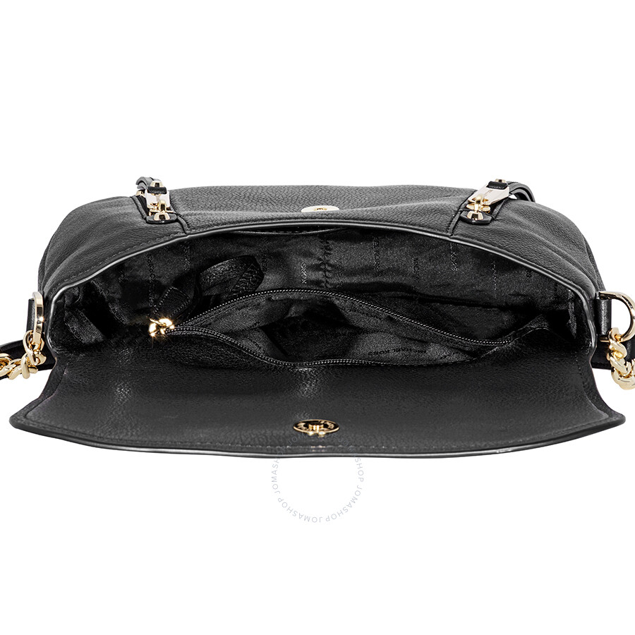 Michael Kors Open Box Michael Kors Evie Medium Learher Shoulder Bag Black 30S8GZUF2L001