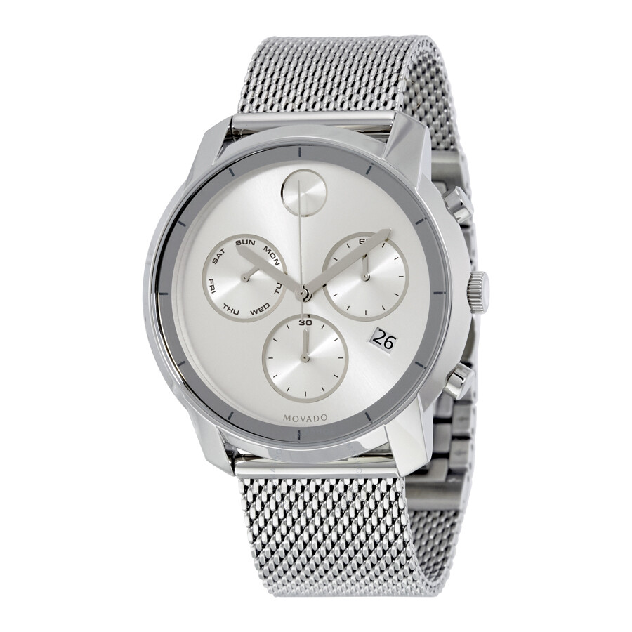 Open Box - Bold Silver Dial Stainless Steel Men's Watch