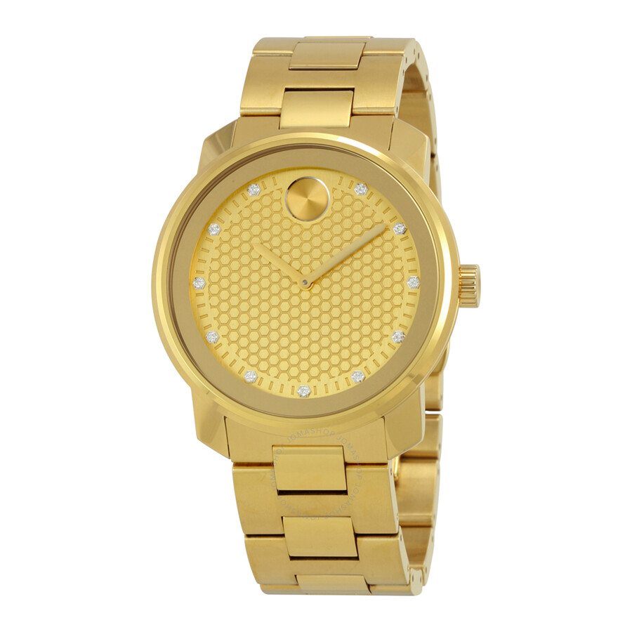 Open Box - Bold Yellow Gold Diamond Dial Men's Watch